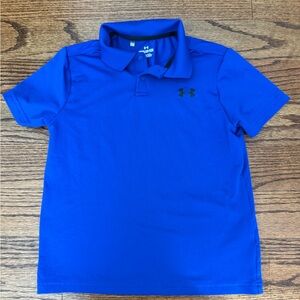 Under Armour Boys Royal Blue Performance Polo